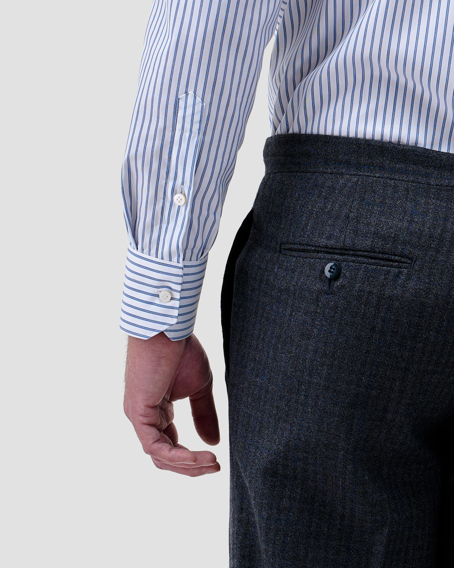 Camicia A Righe Signature Twill