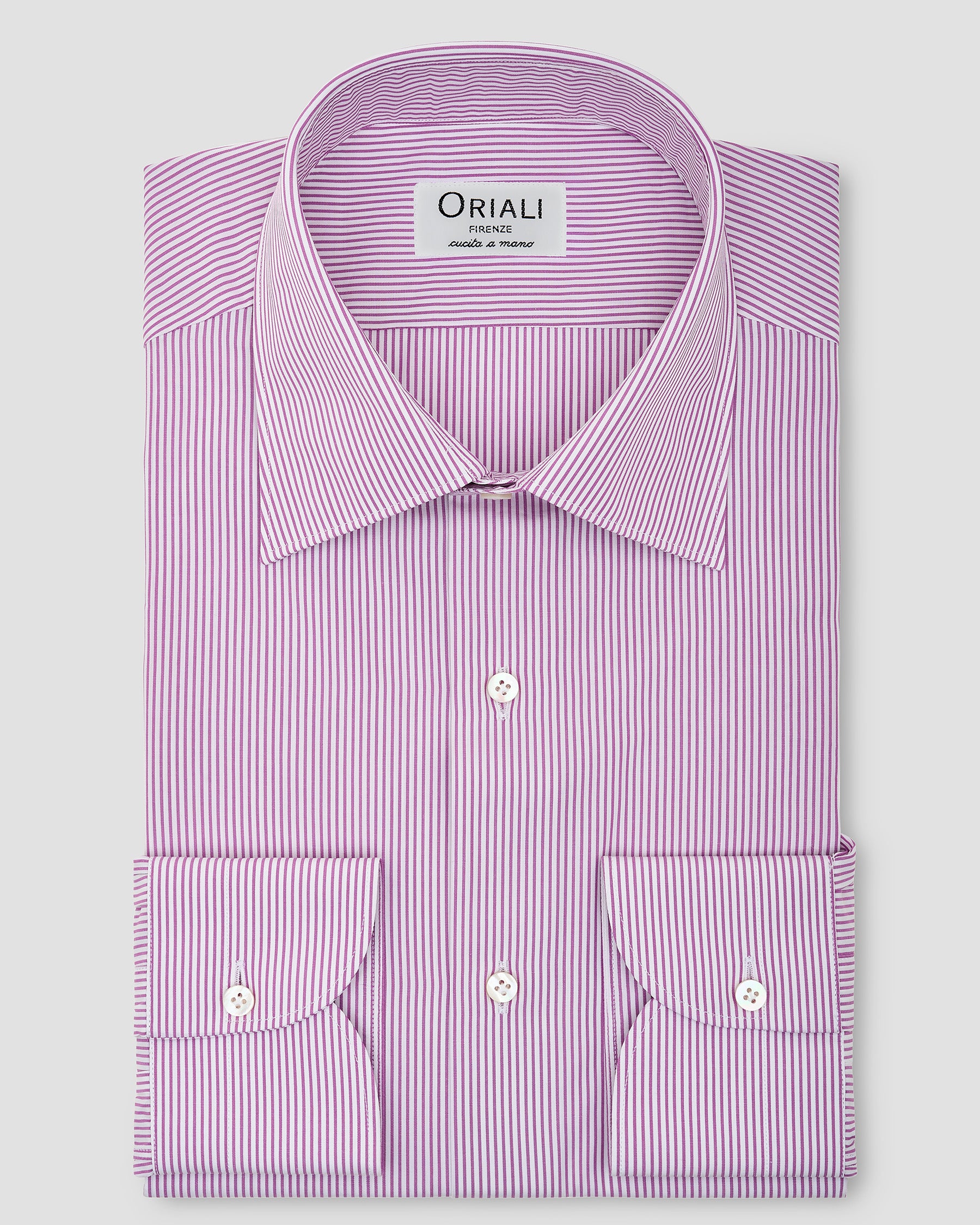 Camicia A Righe Signature Popeline