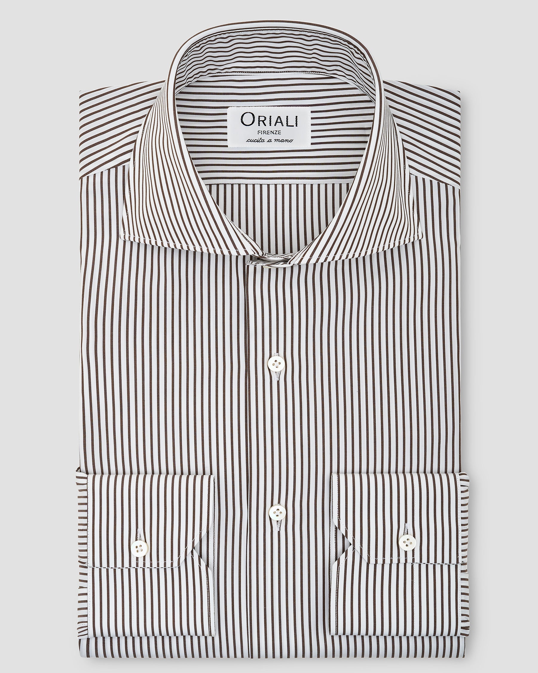 Camicie A Righe Signature Popeline