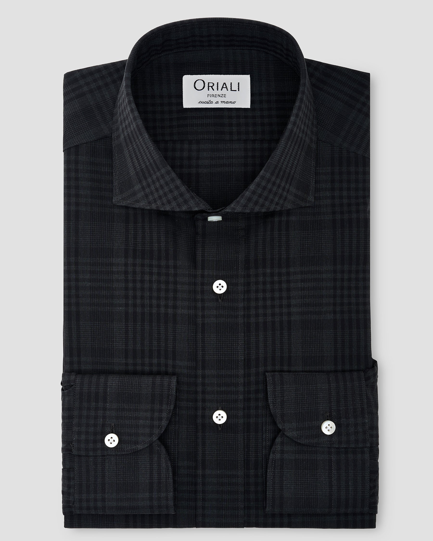 Camicia Quadri Nero e Grigio