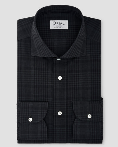 Camicia Quadri Nero e Grigio