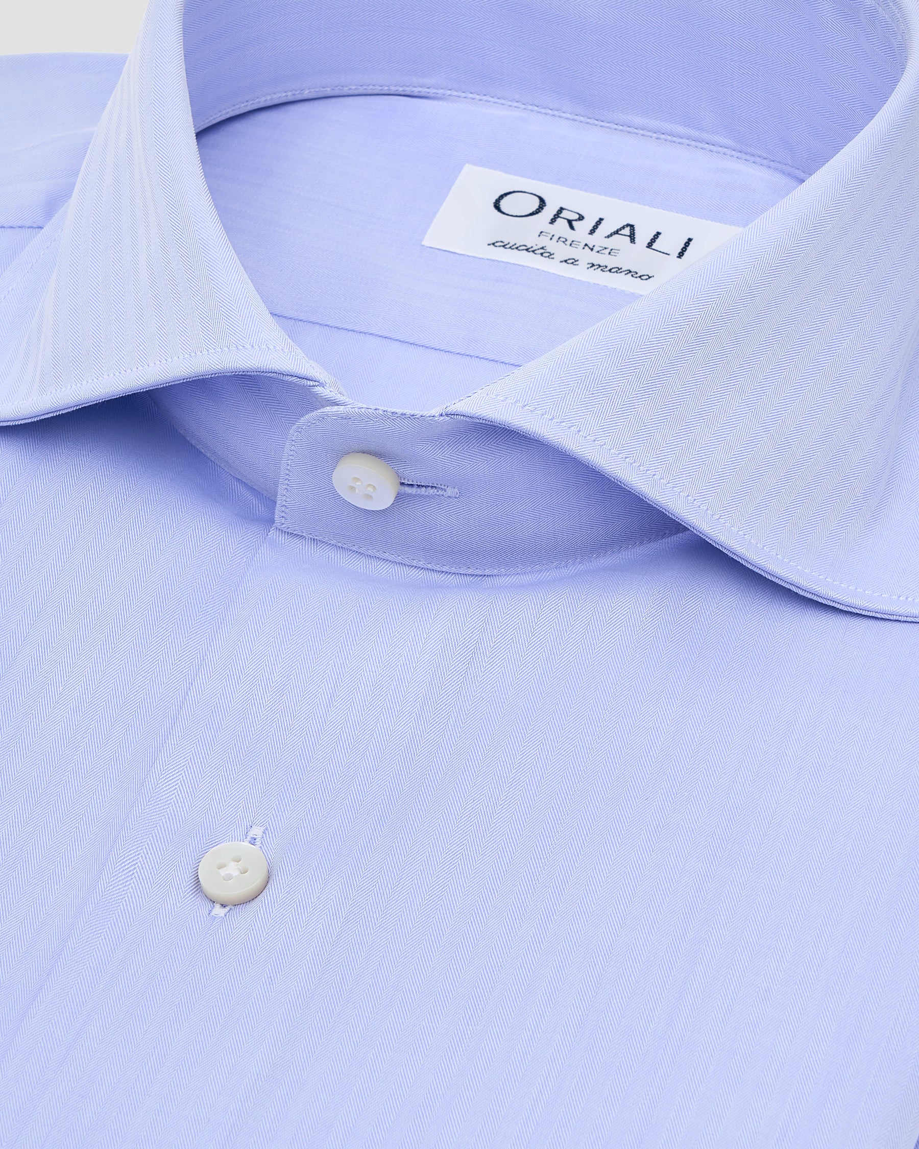 Camicia Celeste Medio Twill