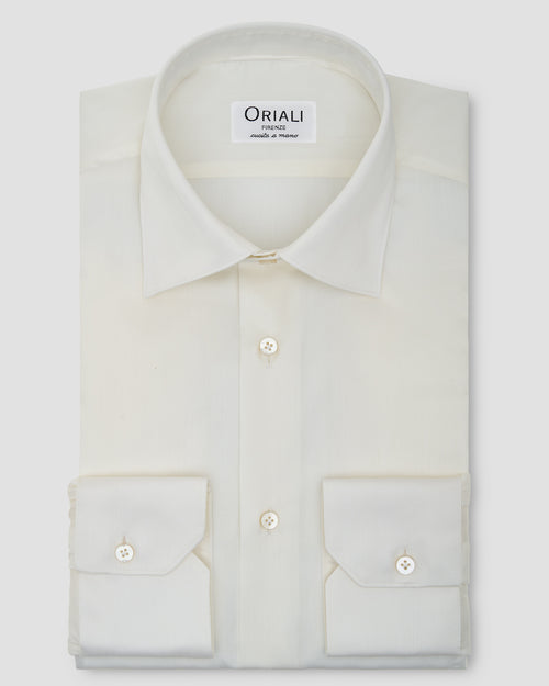 Camicia Bianca Avorio Twill
