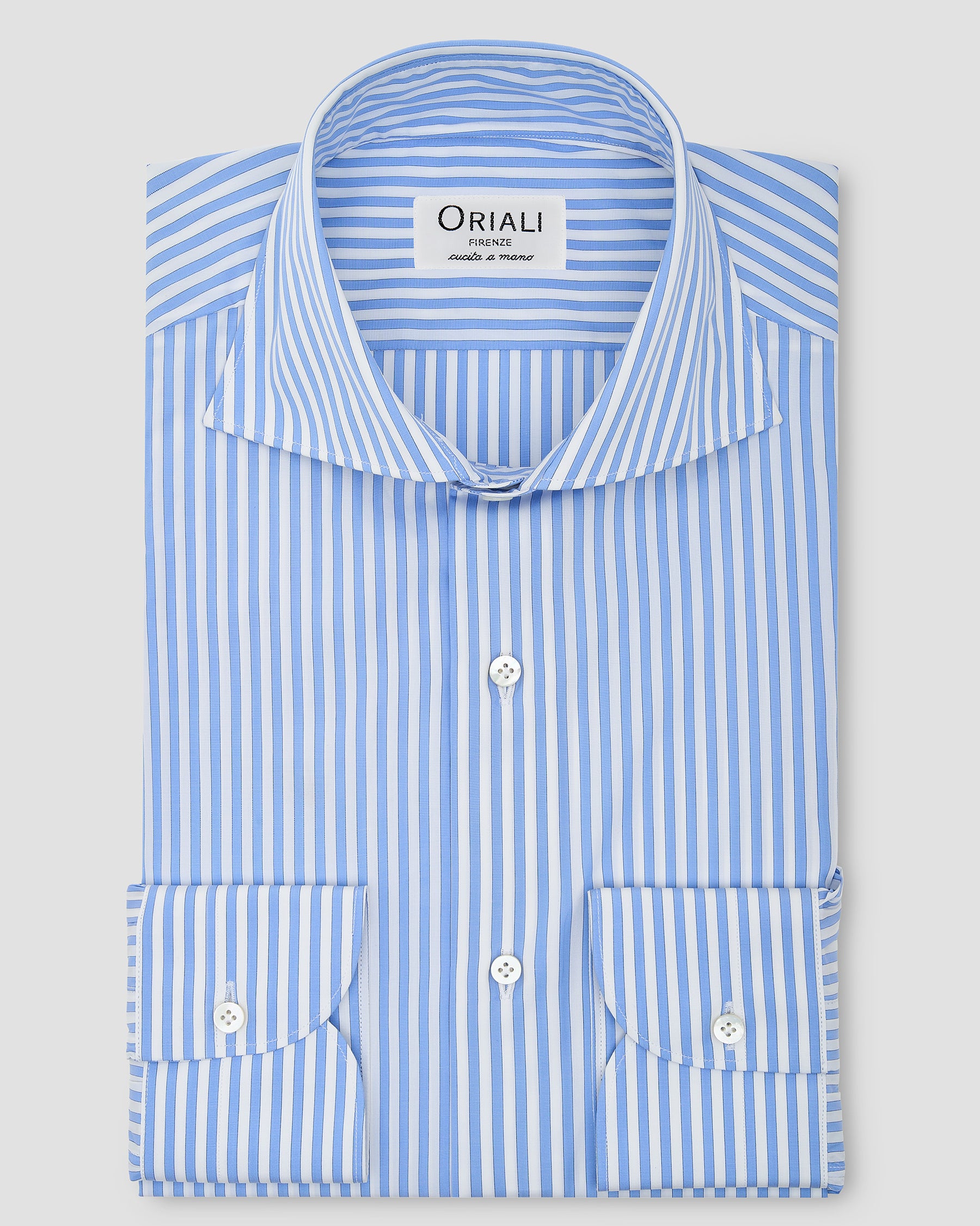 Camicia a Righe Signature Popeline
