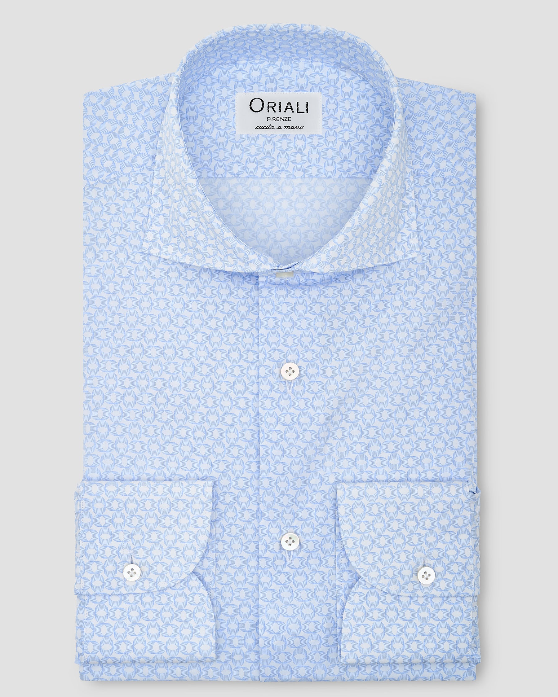 Camicia Stampa Optical Popeline