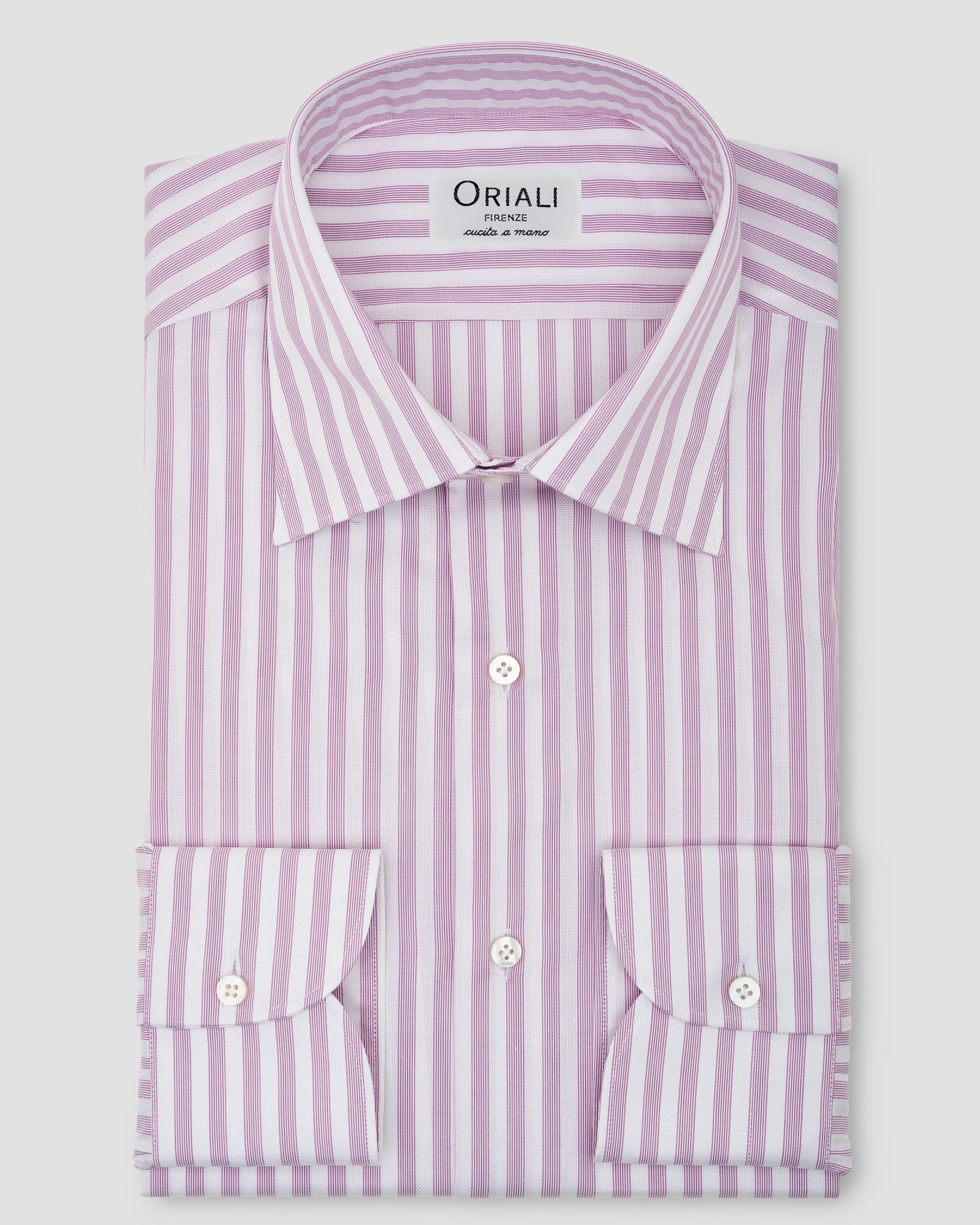 Camicia A Righe Oxford