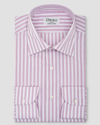 Camicia A Righe Oxford