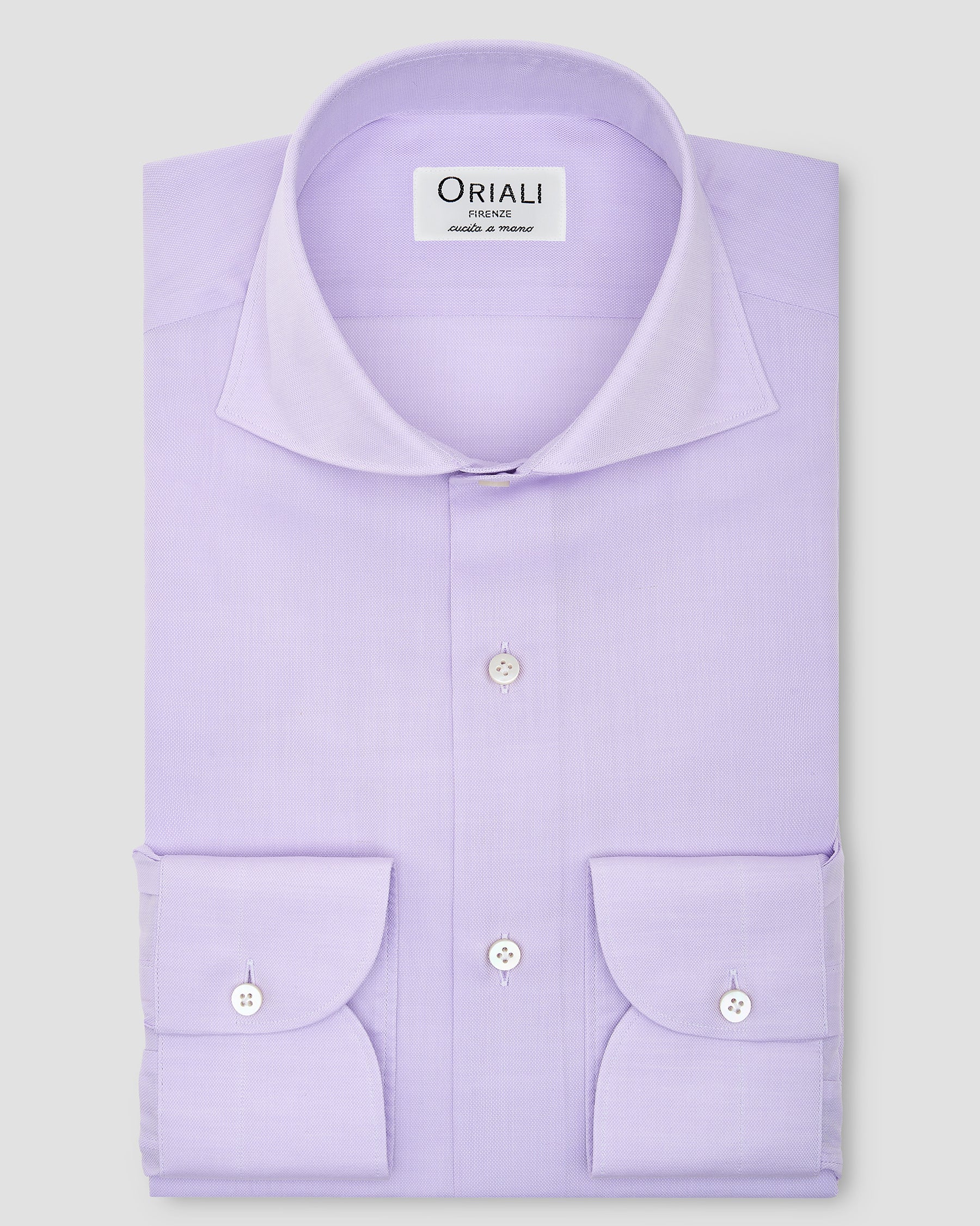 Camicia Lilla Chiaro Oxford