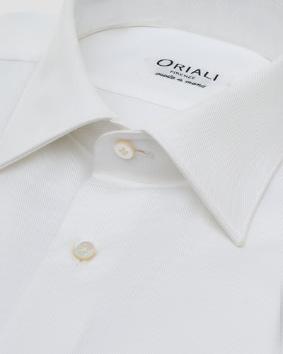 Signature Twill White Shirt
