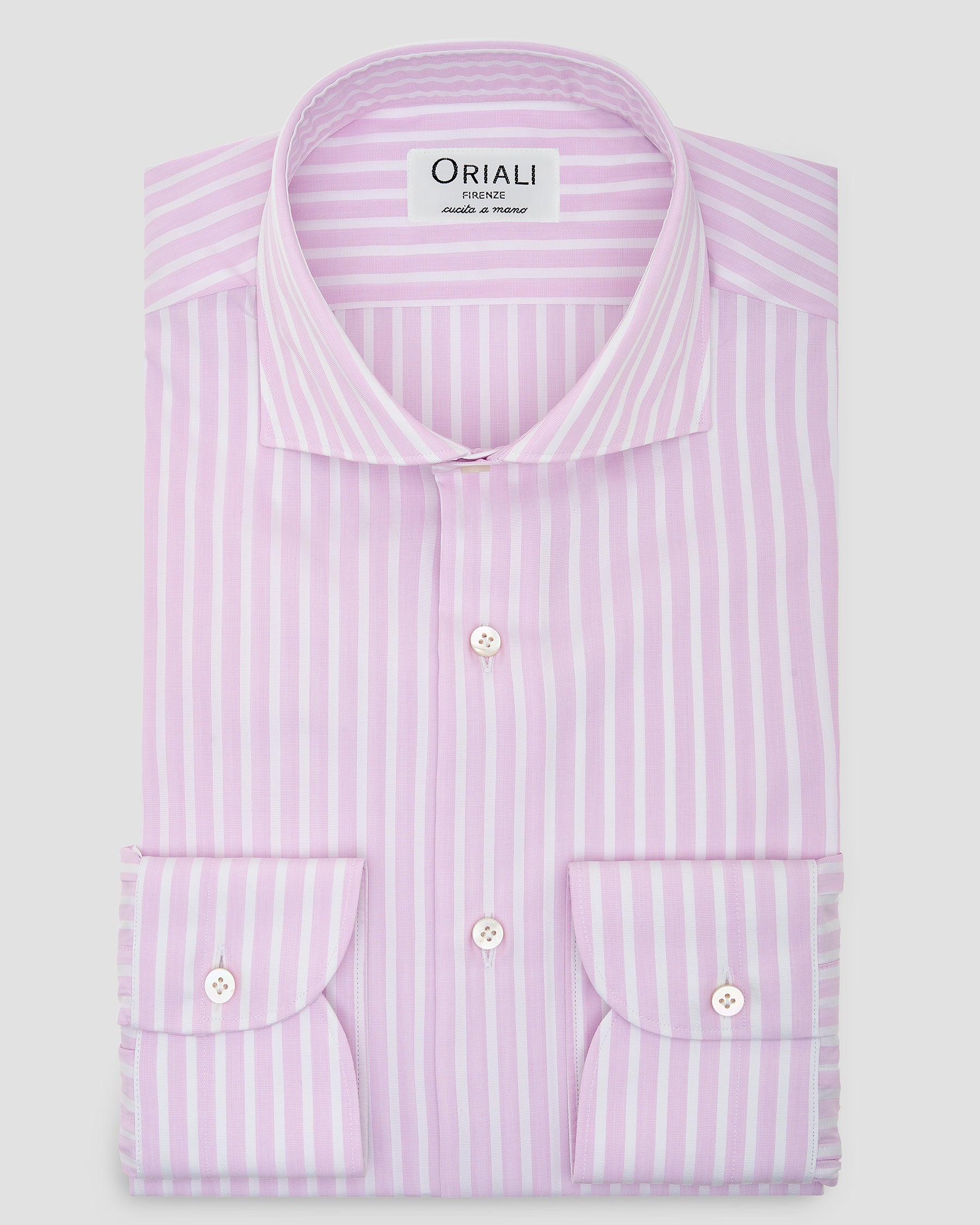 Camicia A Righe Signature Fil A Fil