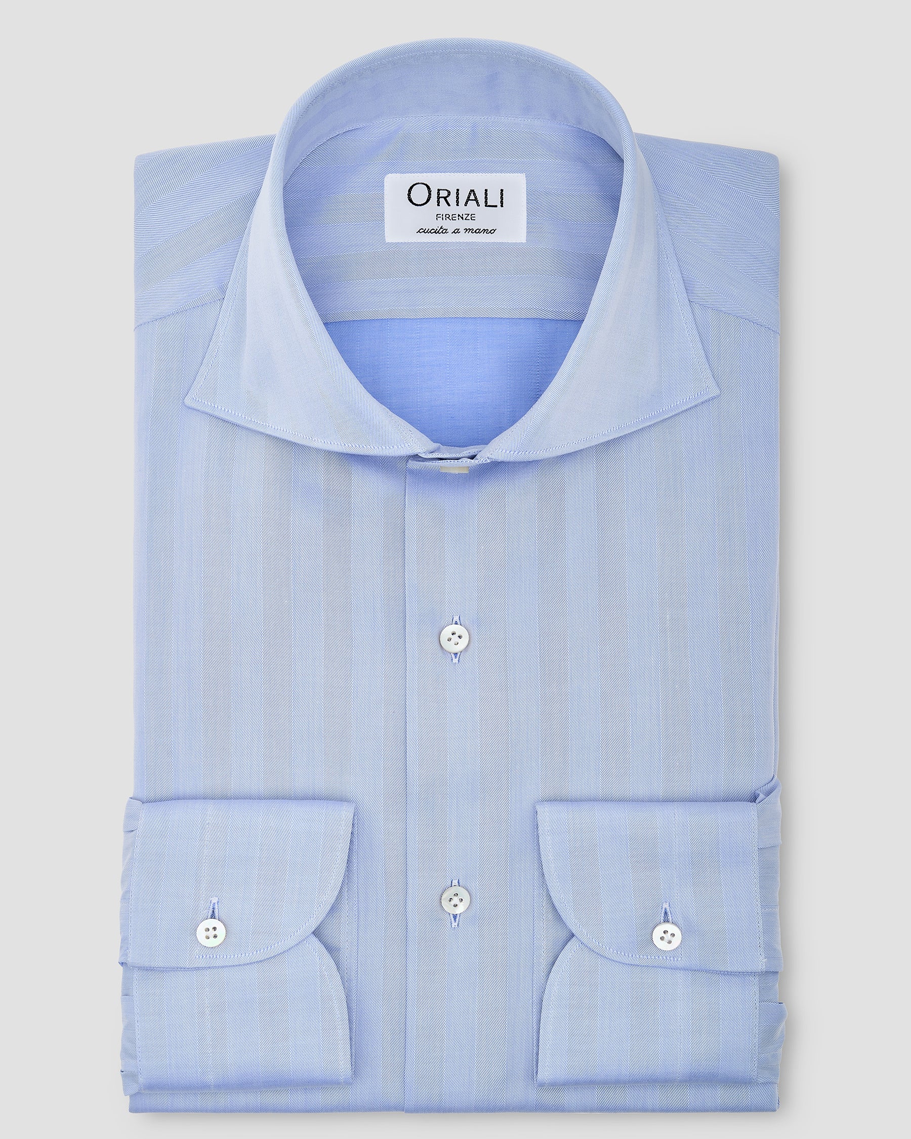 Camicia Azzurro Chiaro Twill