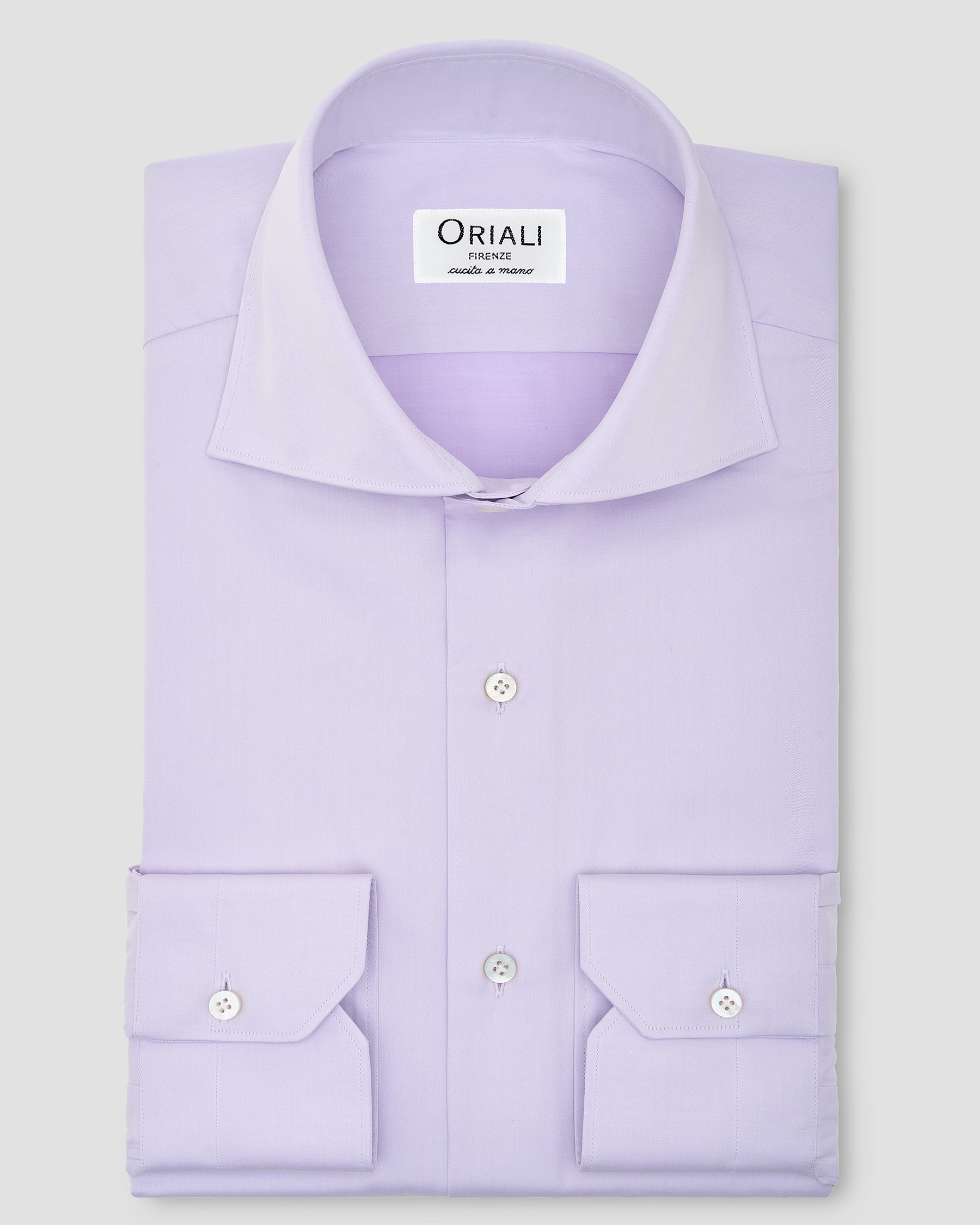 Camicia Lilla Medio Signature Piquet