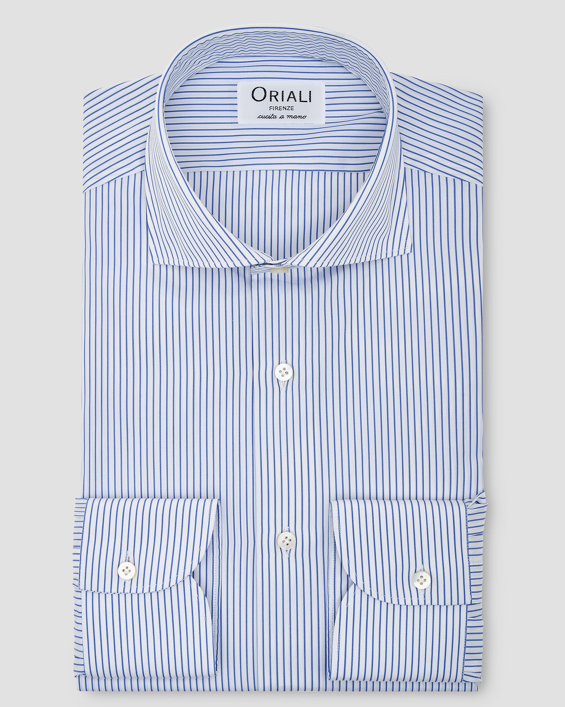 Camicia A Righe Popeline