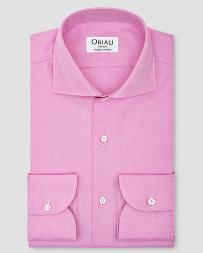Plain Medium Oxford Lilac Shirt
