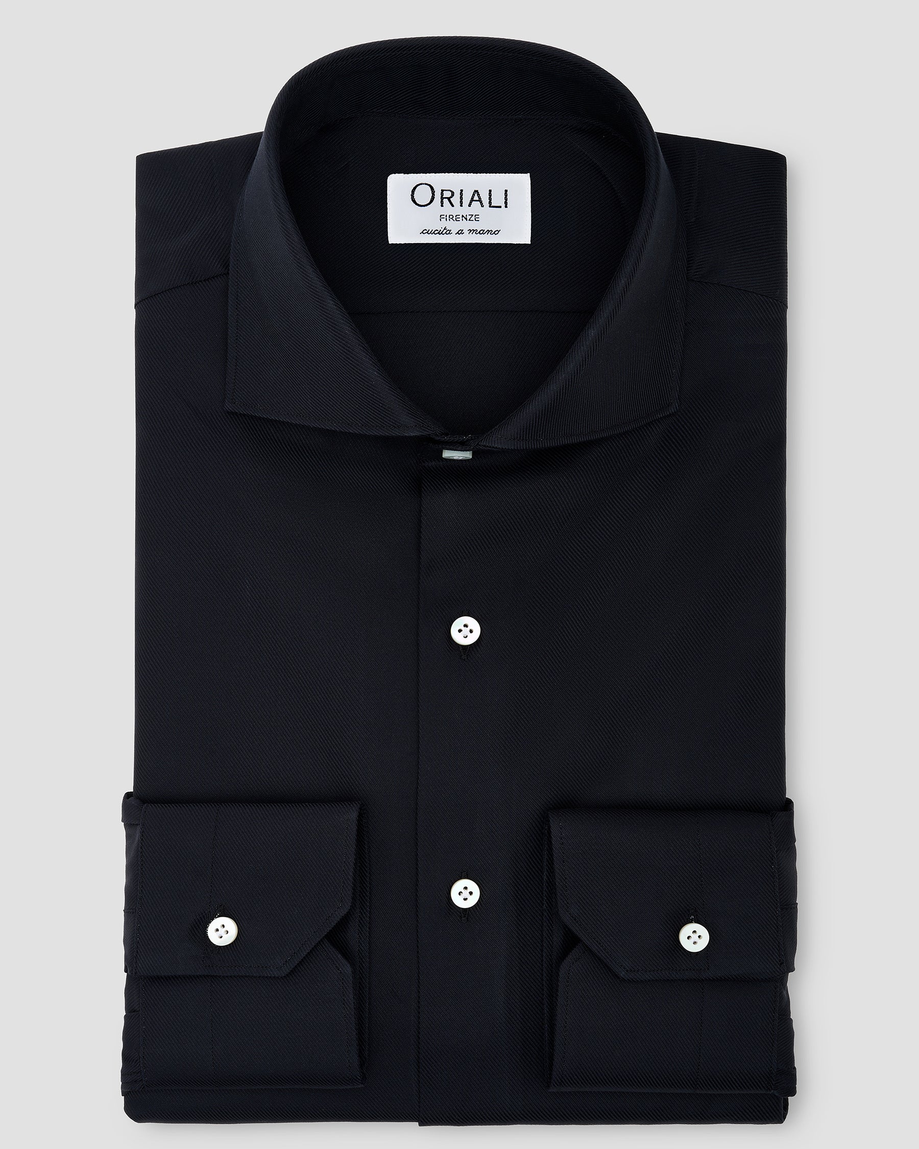 Camicia Unita Navy Blu Signature Twill