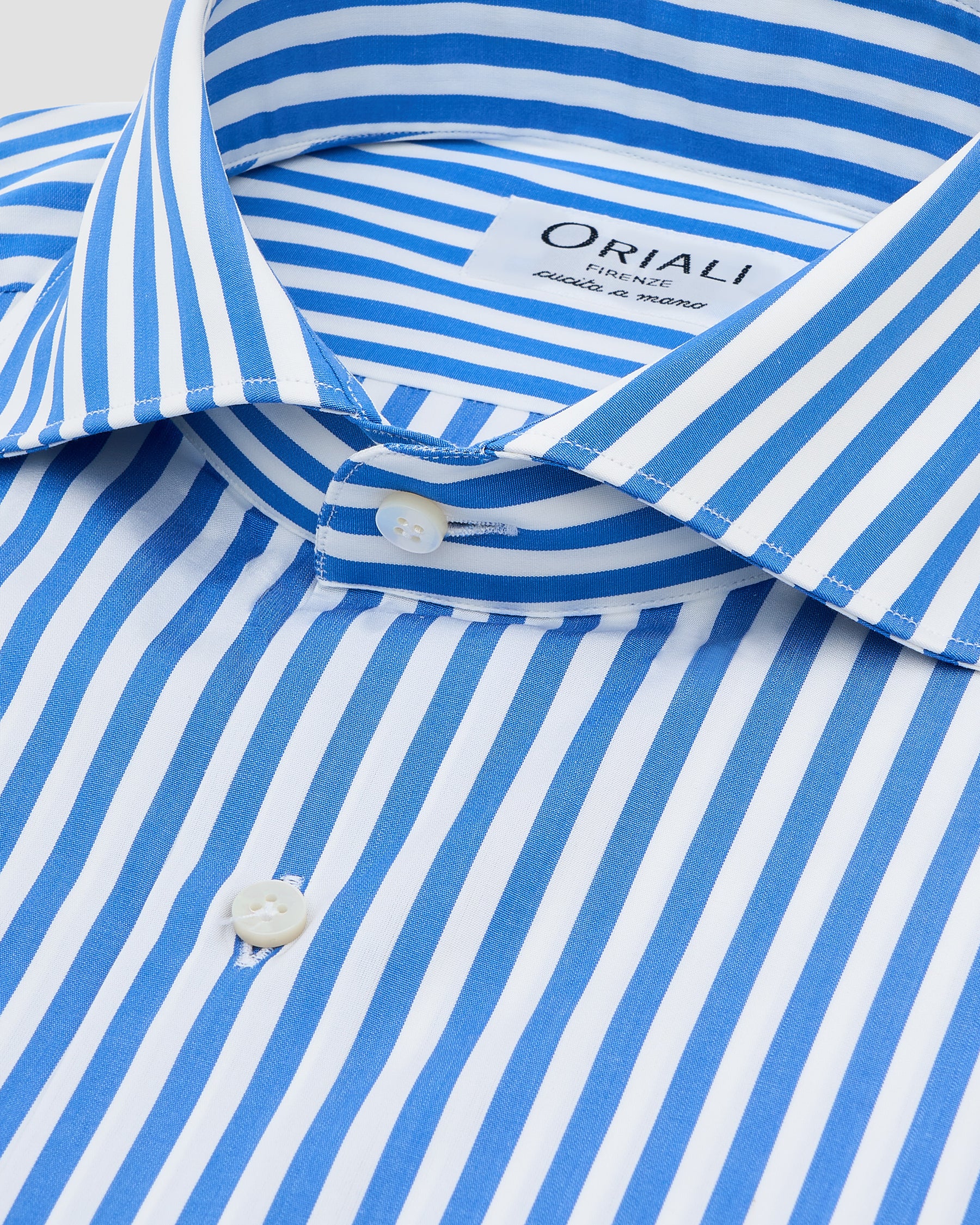 Camicia A Righe Signature Popeline