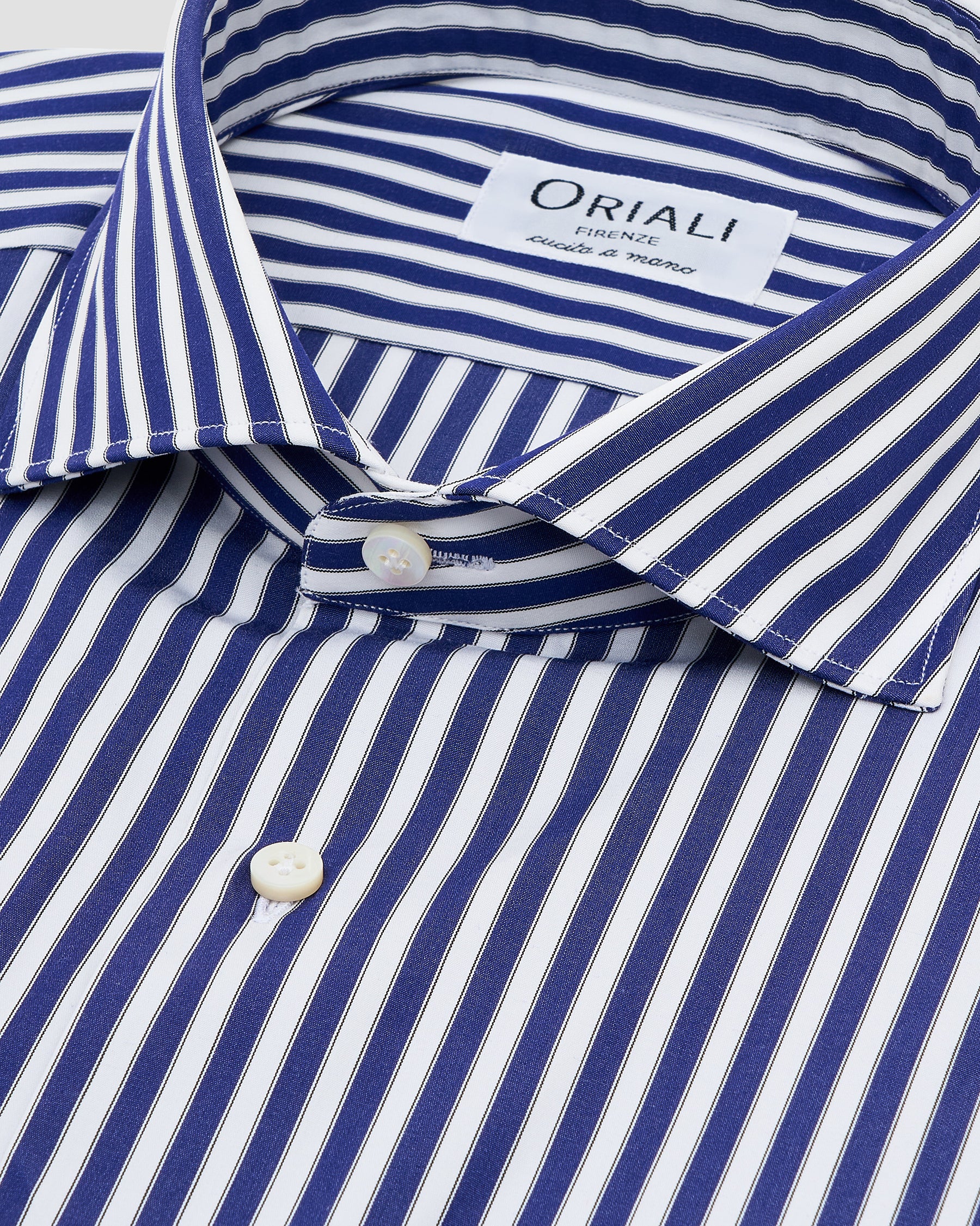 Camicia A Righe Signature Popeline