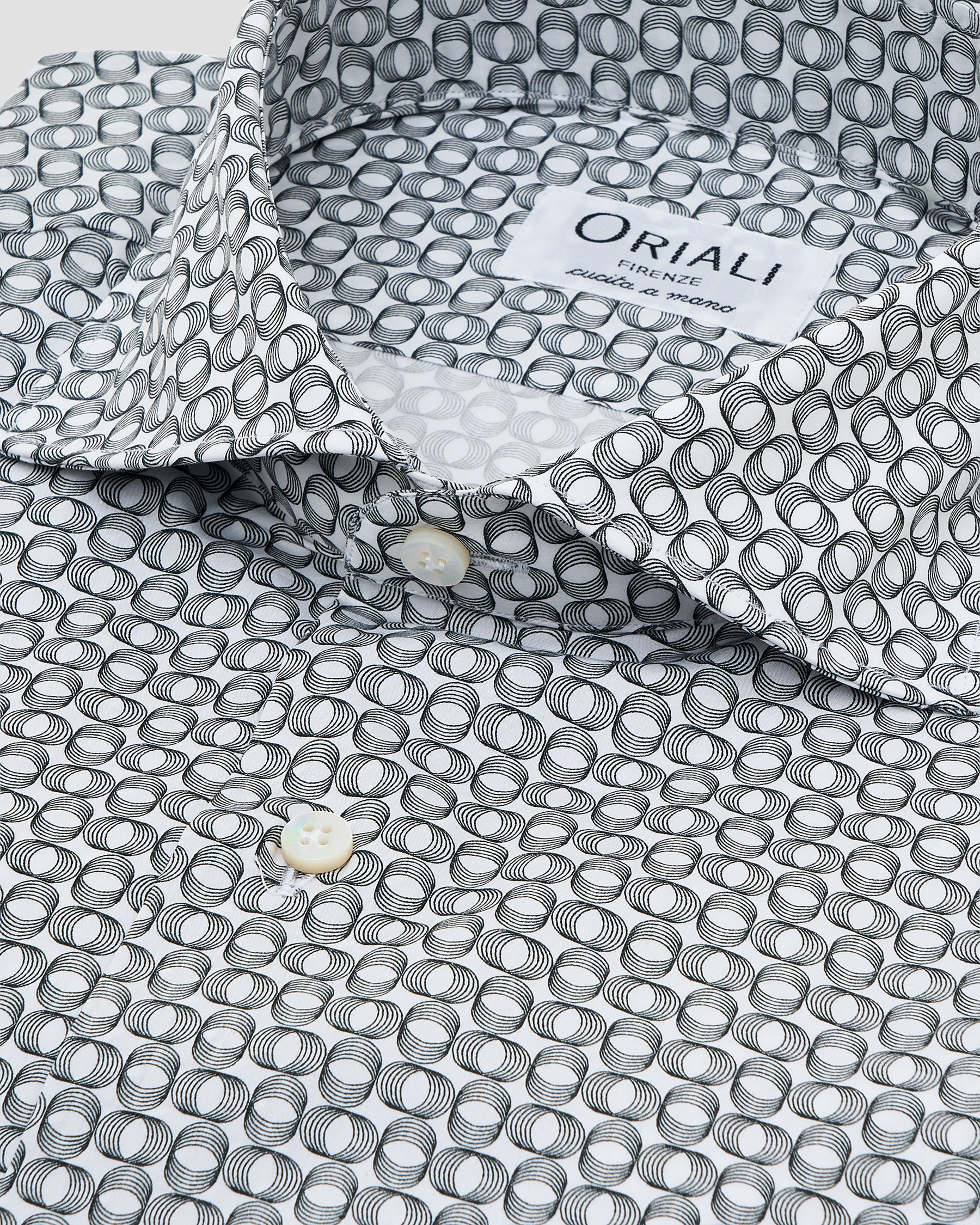 Camicia Stampa Optical Popeline