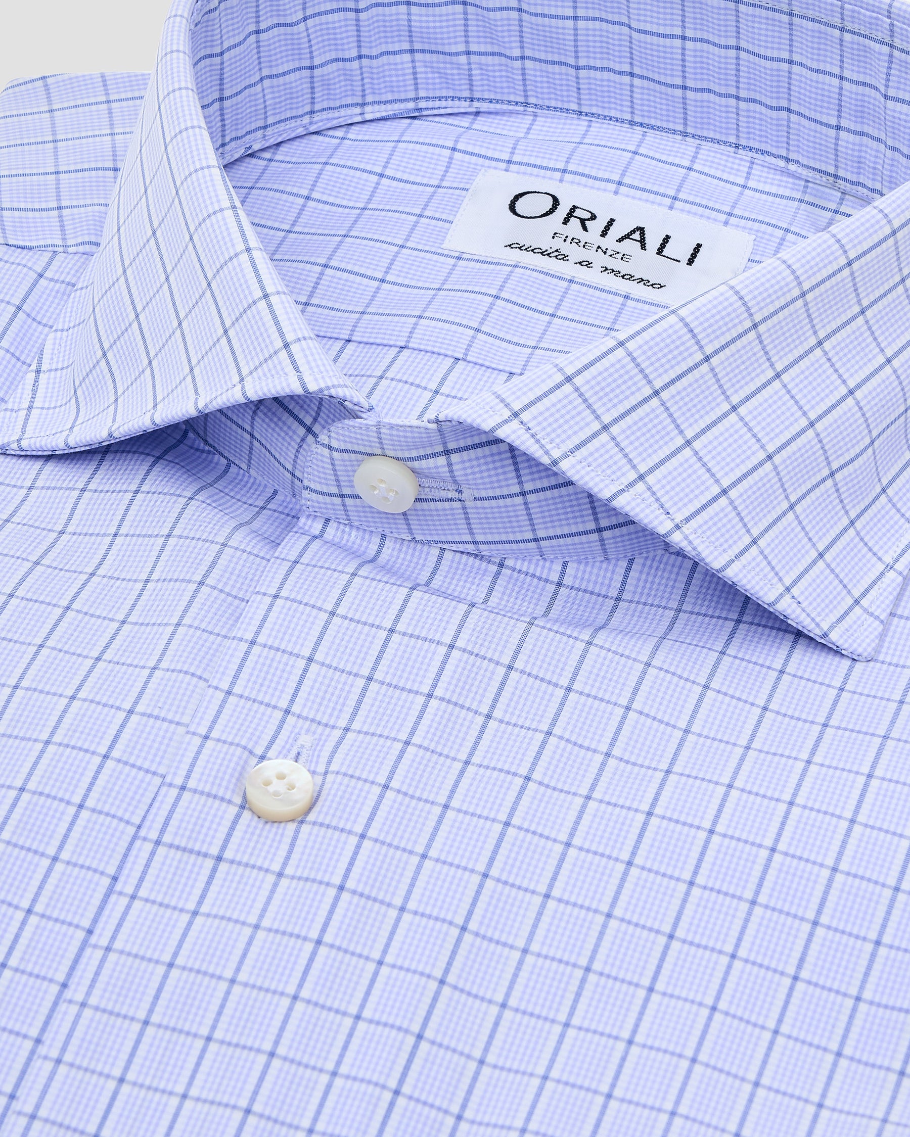 Camicia A Quadri Signature Popeline