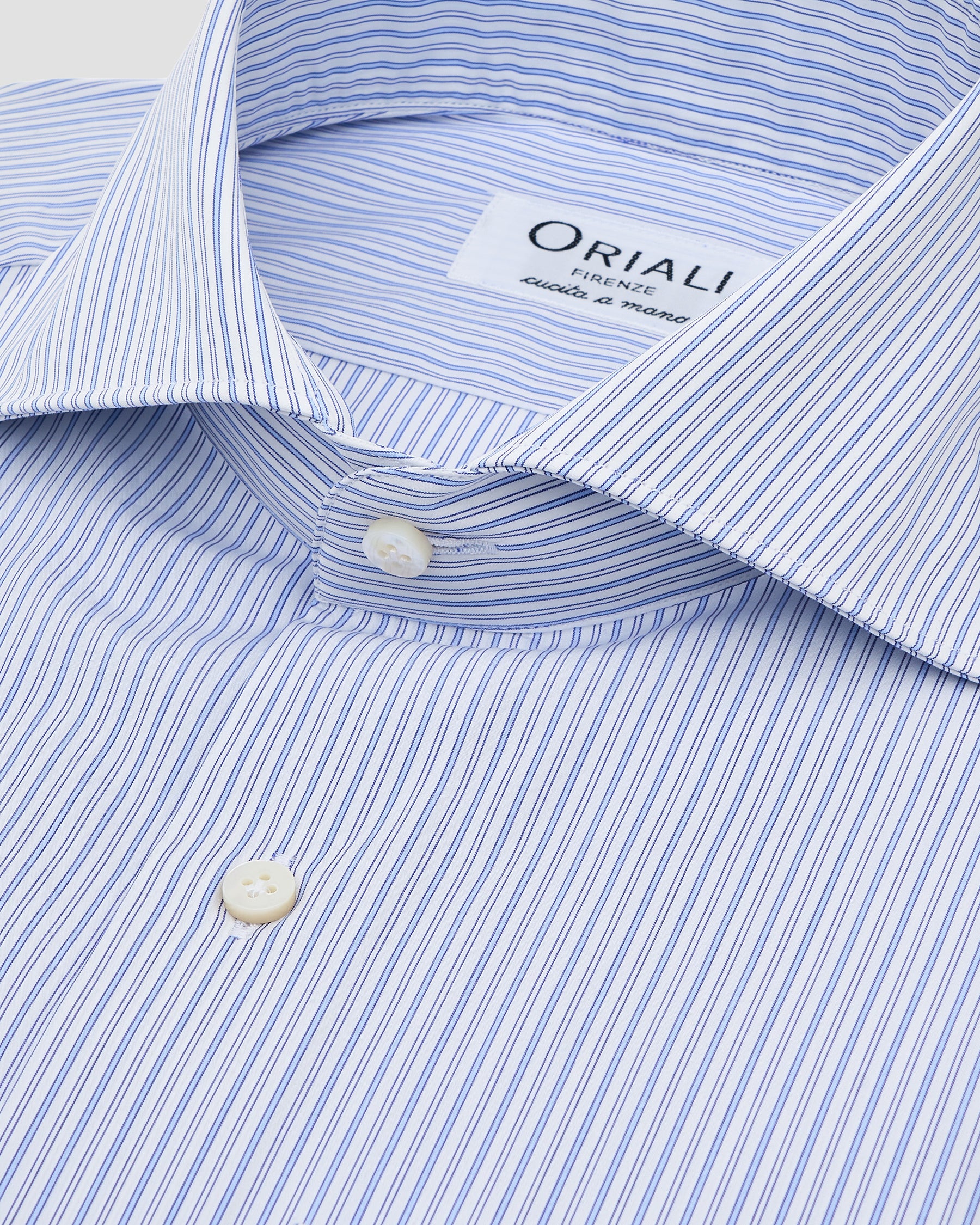 Camicia A Righe Signature Popeline