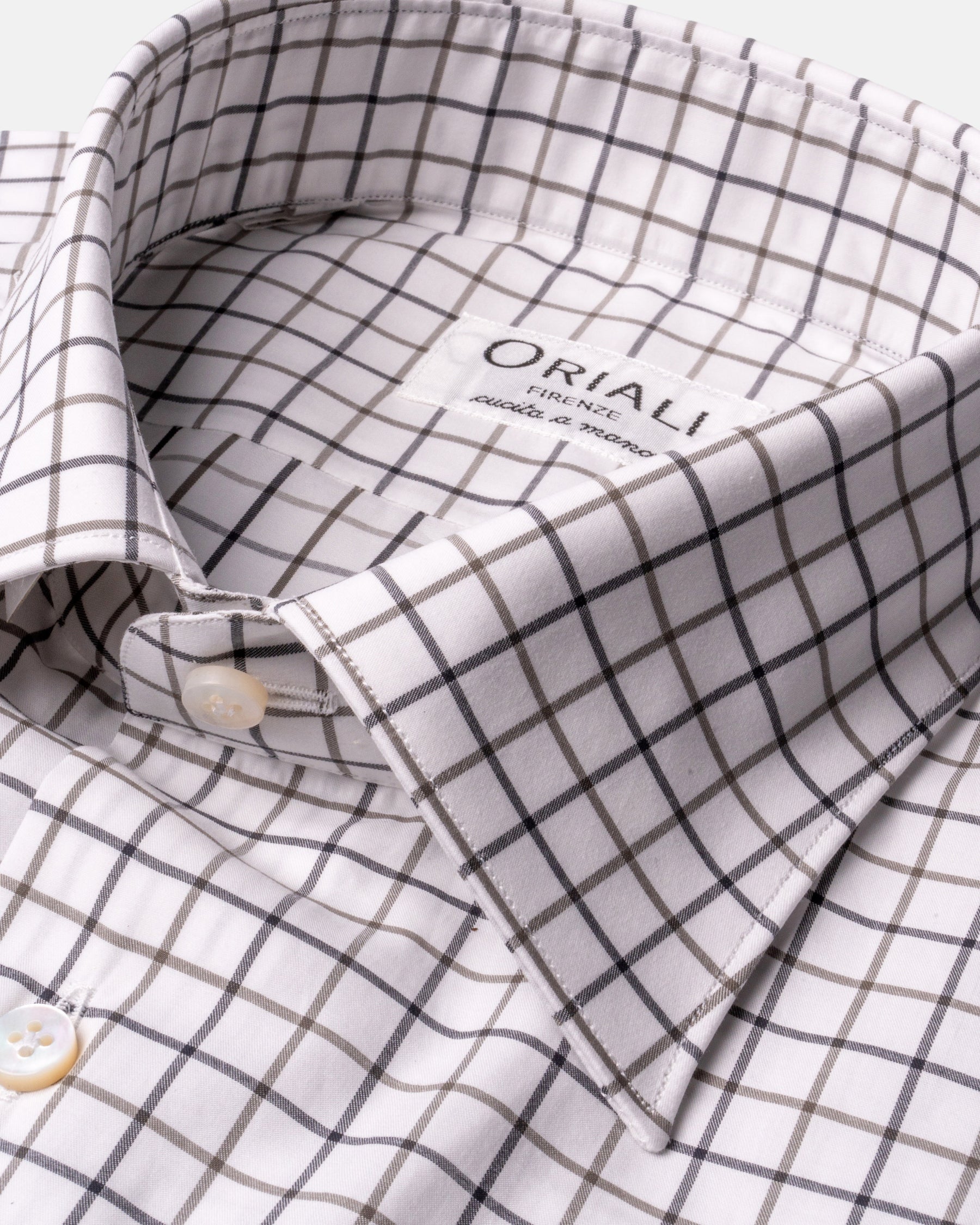 Camicia A Quadri Signature Popeline