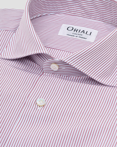 Classic Striped Poplin Shirt