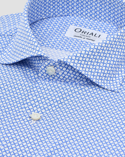 Optical Print Poplin Shirt