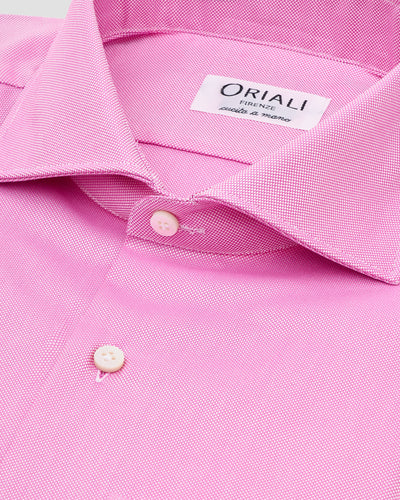 Plain Medium Oxford Lilac Shirt