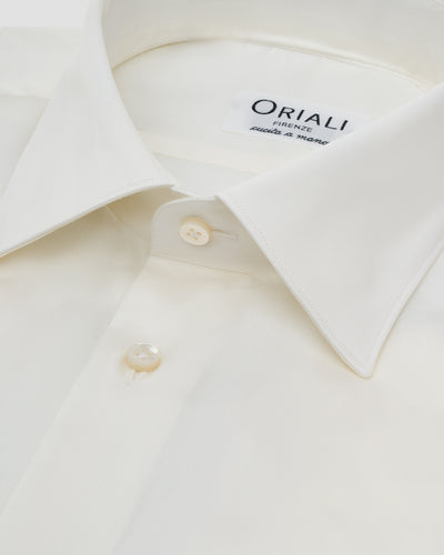 White Ivory Twill Shirt