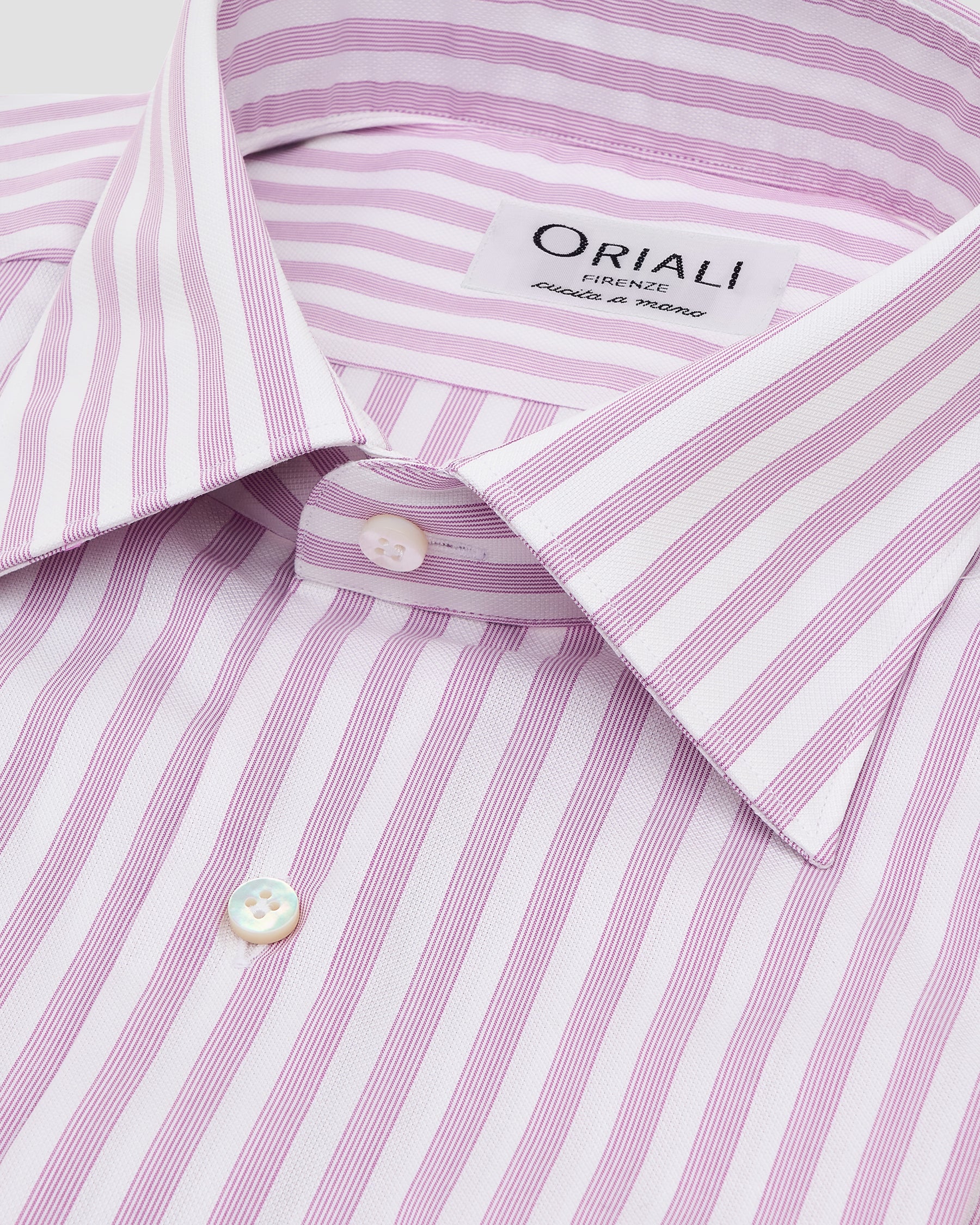 Camicia A Righe Oxford