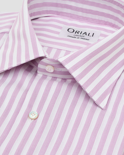 Camicia A Righe Oxford