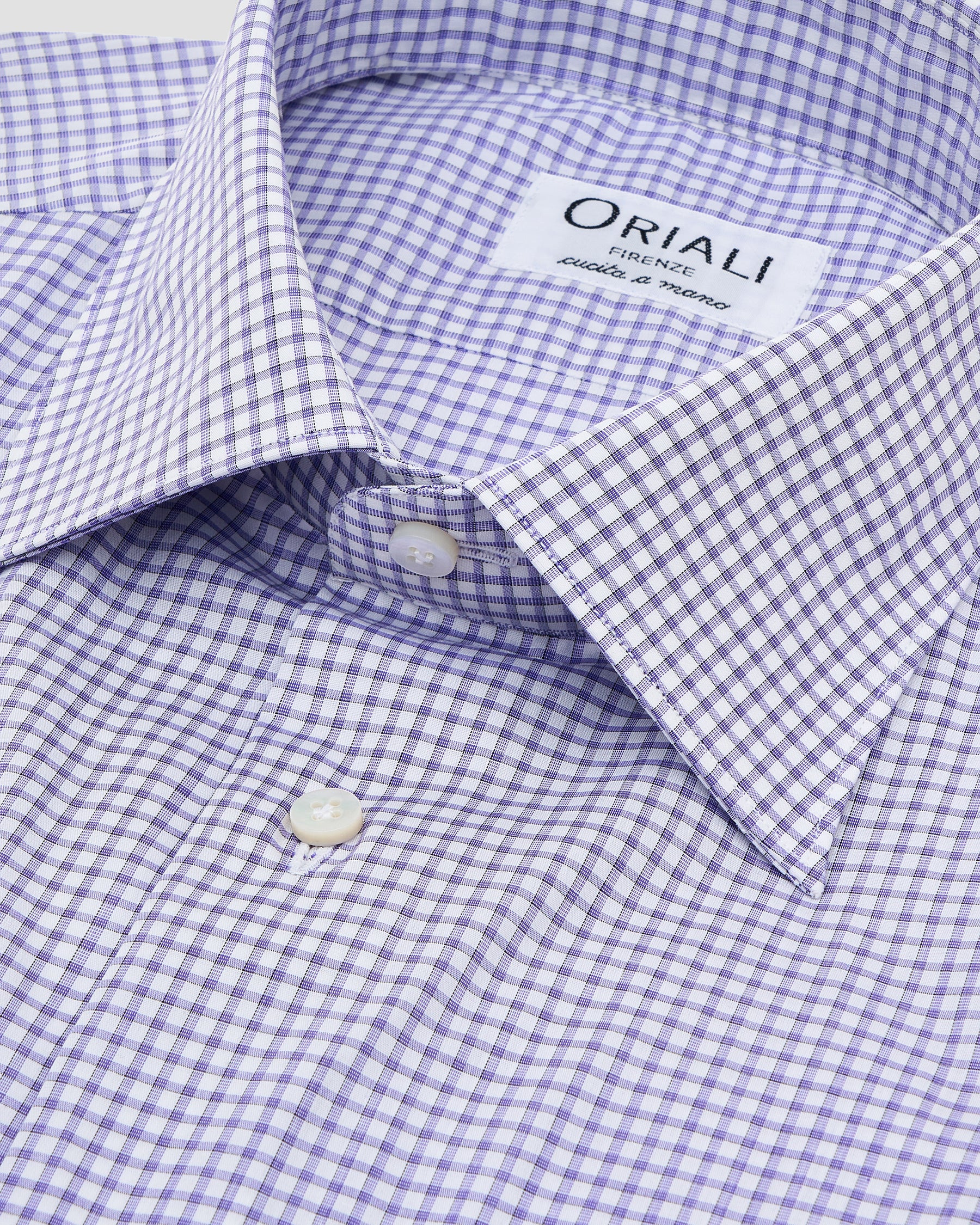 Camicia A Quadri Signature Popeline