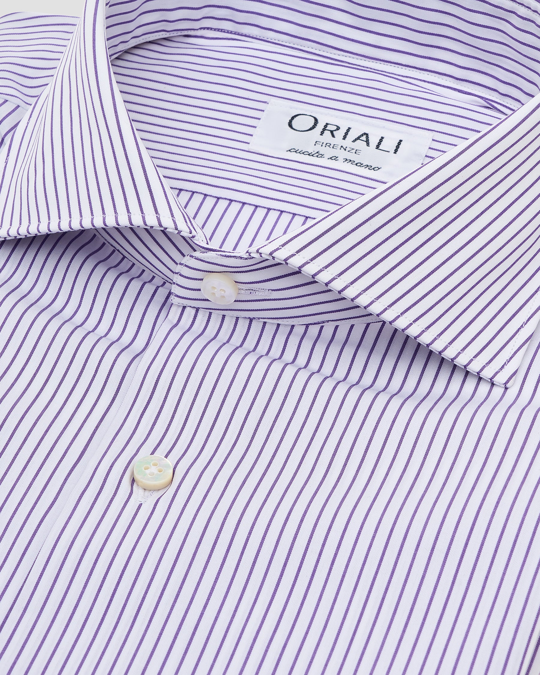 Camicia A Righe Signature Popeline