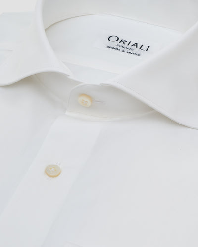 Camicia  Bianca Twill  Piquet