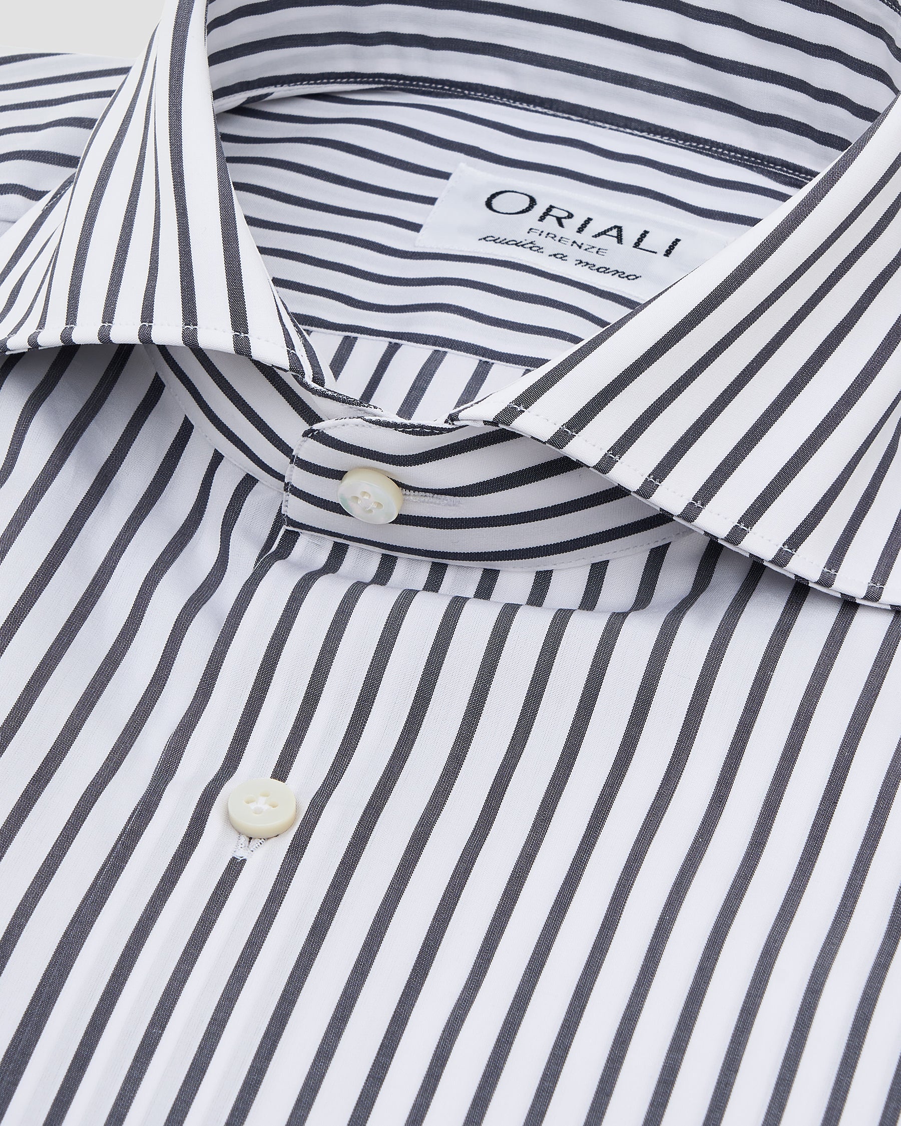 Camicia A Righe Signature Popeline
