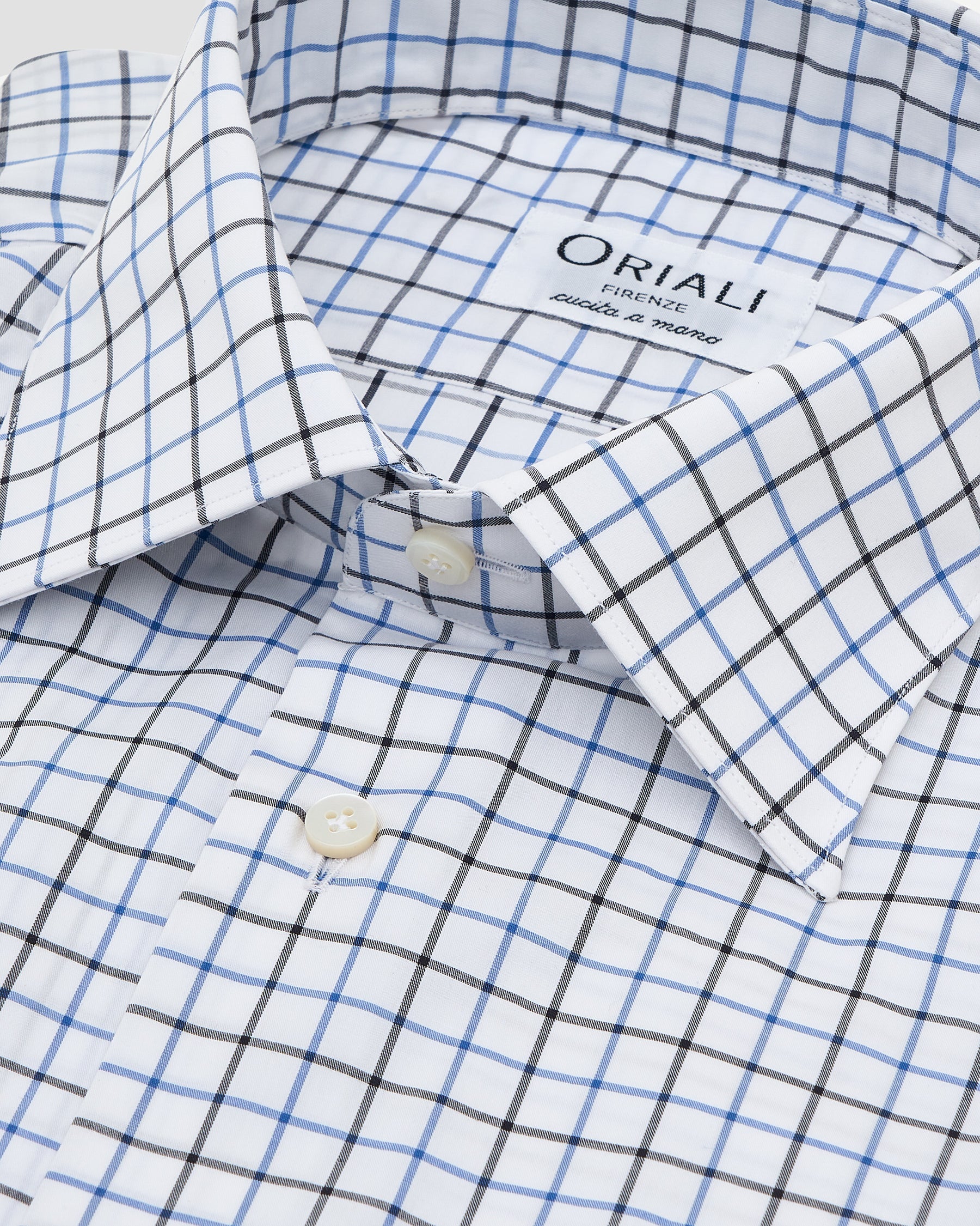 Camicia A Quadri Signature Popeline