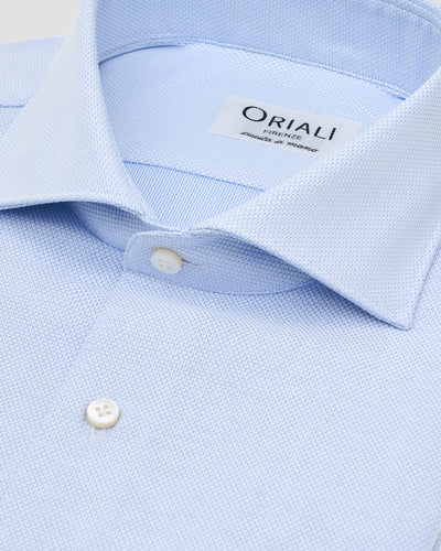 Camicia Unita Celeste Oxford