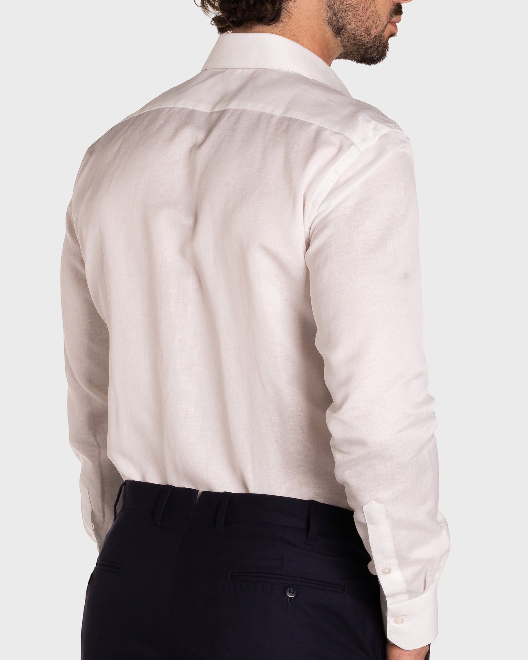 Camicia Voile Cotone Fly Front
