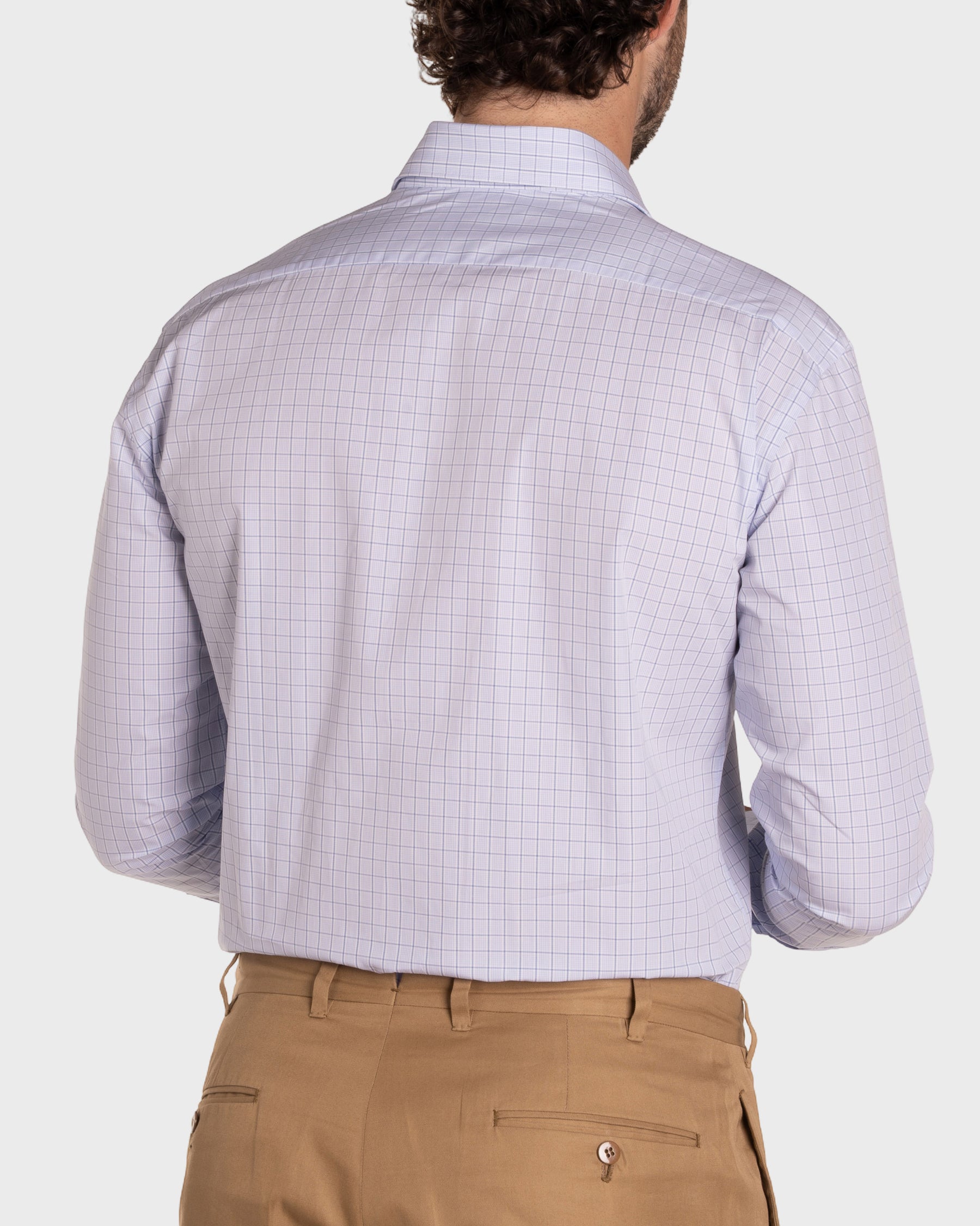 Camicia A Quadri Signature Popeline