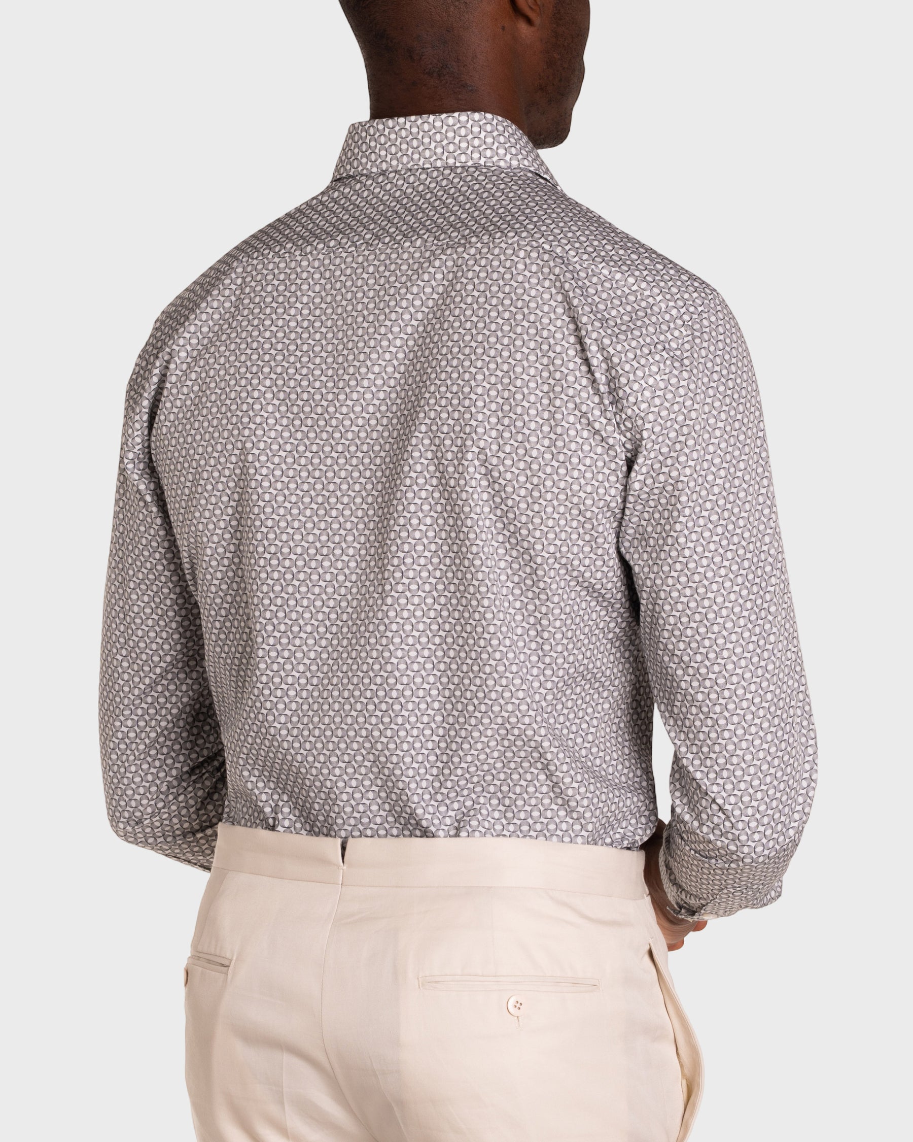 Camicia Stampa Optical Popeline