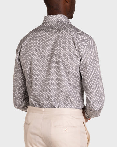 Optical Print Poplin Shirt