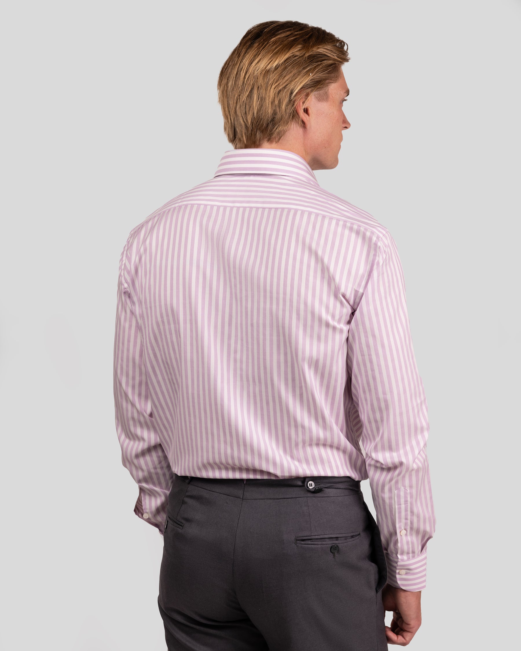 Camicia A Righe Oxford