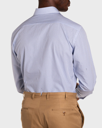 Optical Print Poplin Shirt