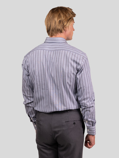 Camicia A Righe Signature Popeline