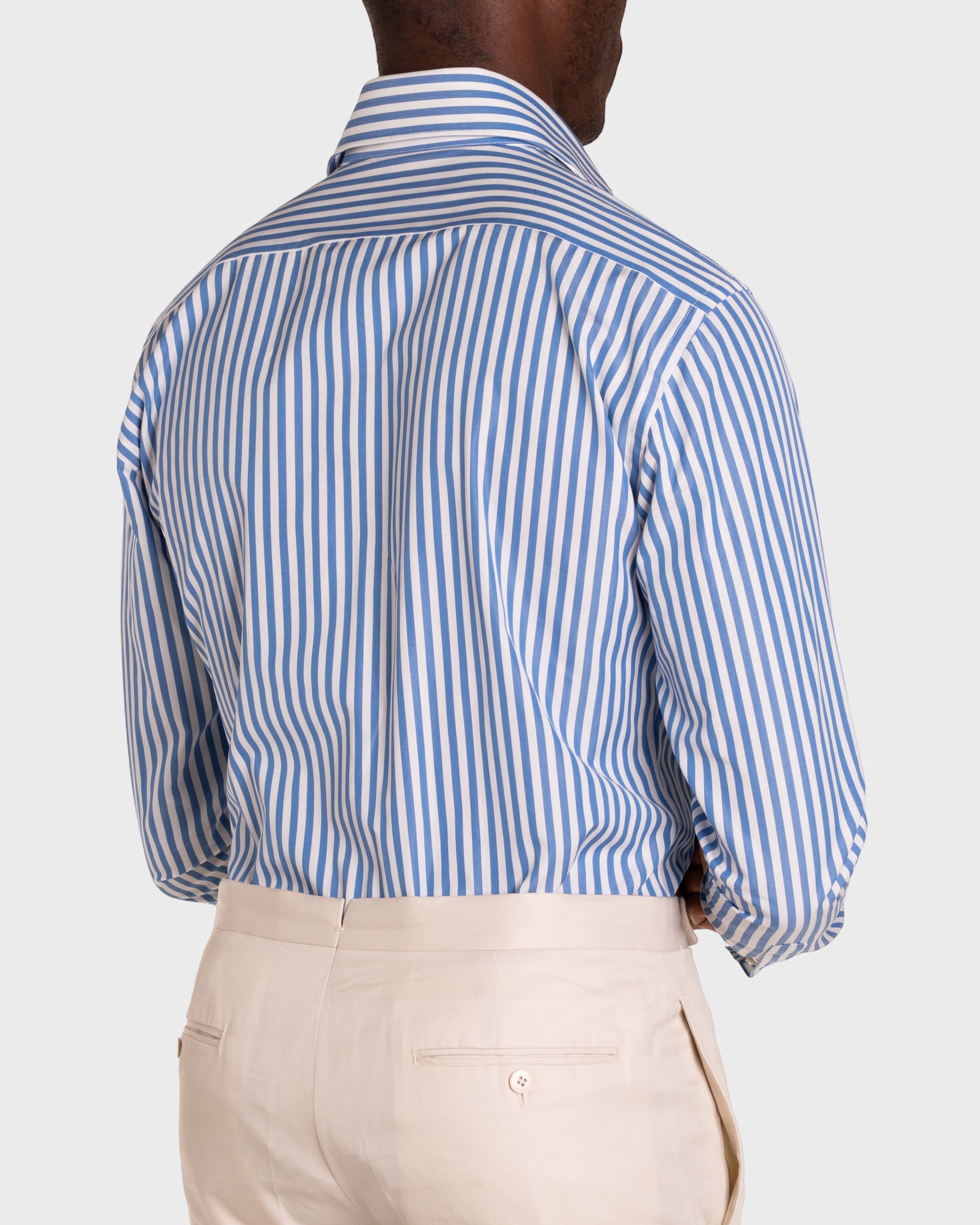 Camicia A Righe Signature Popeline