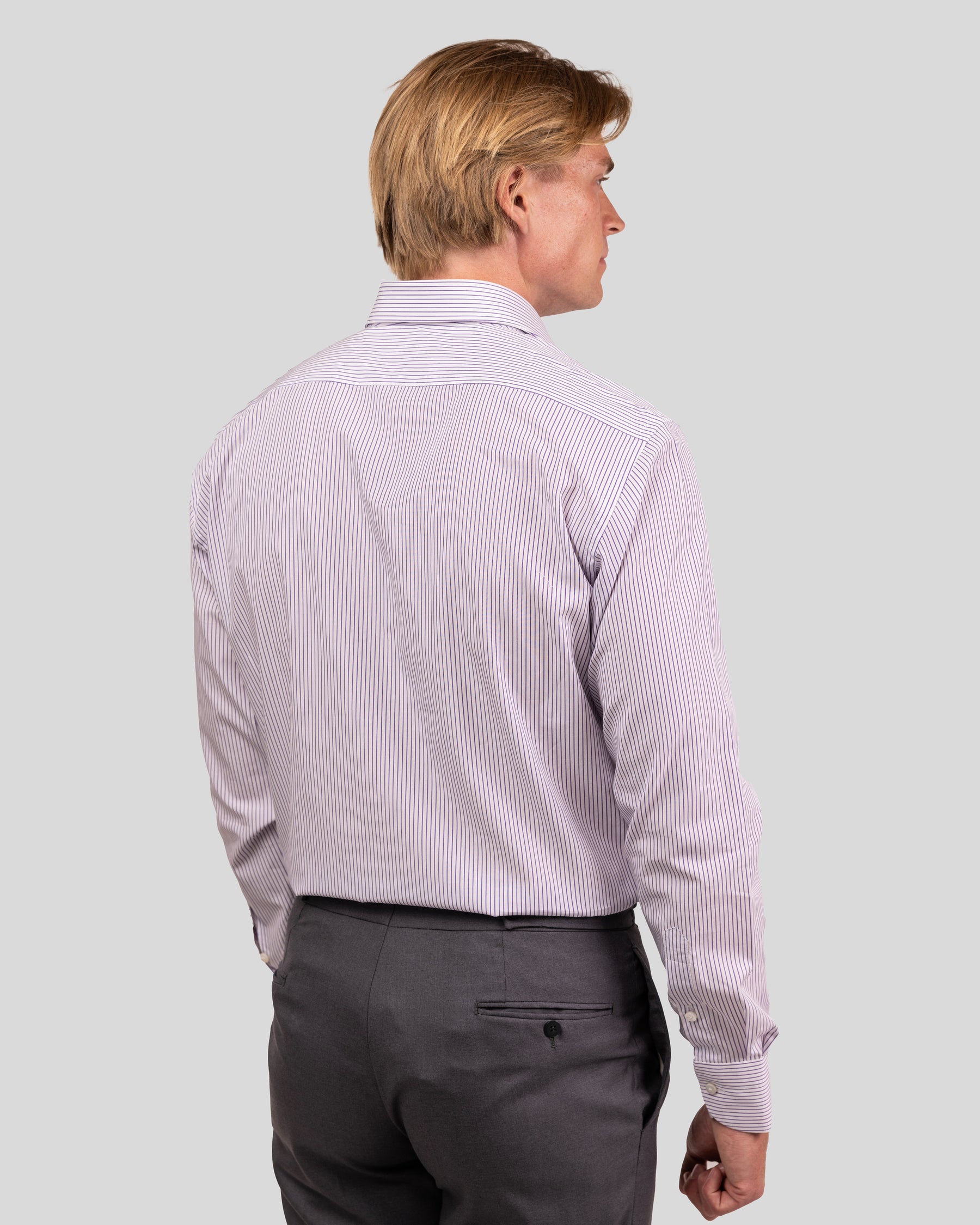Camicia A Righe Signature Popeline