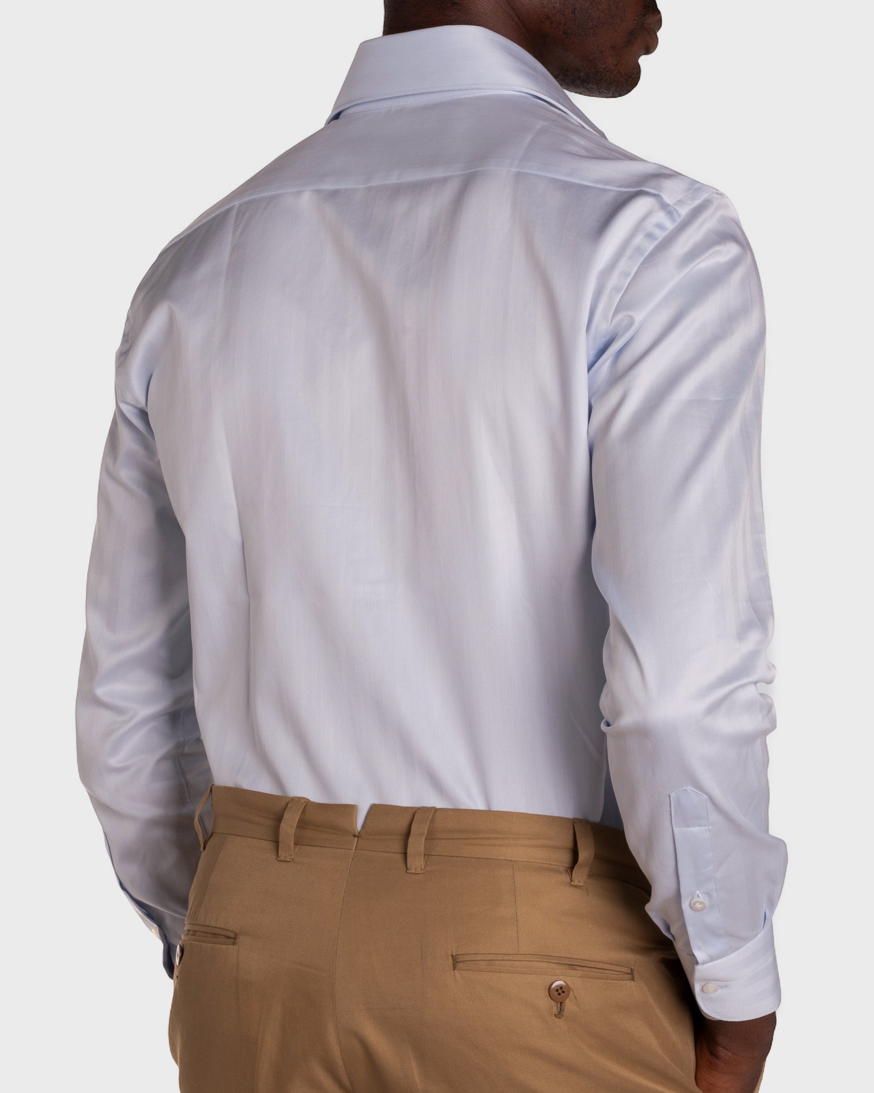 Camicia Celeste Chiaro Signature Twill