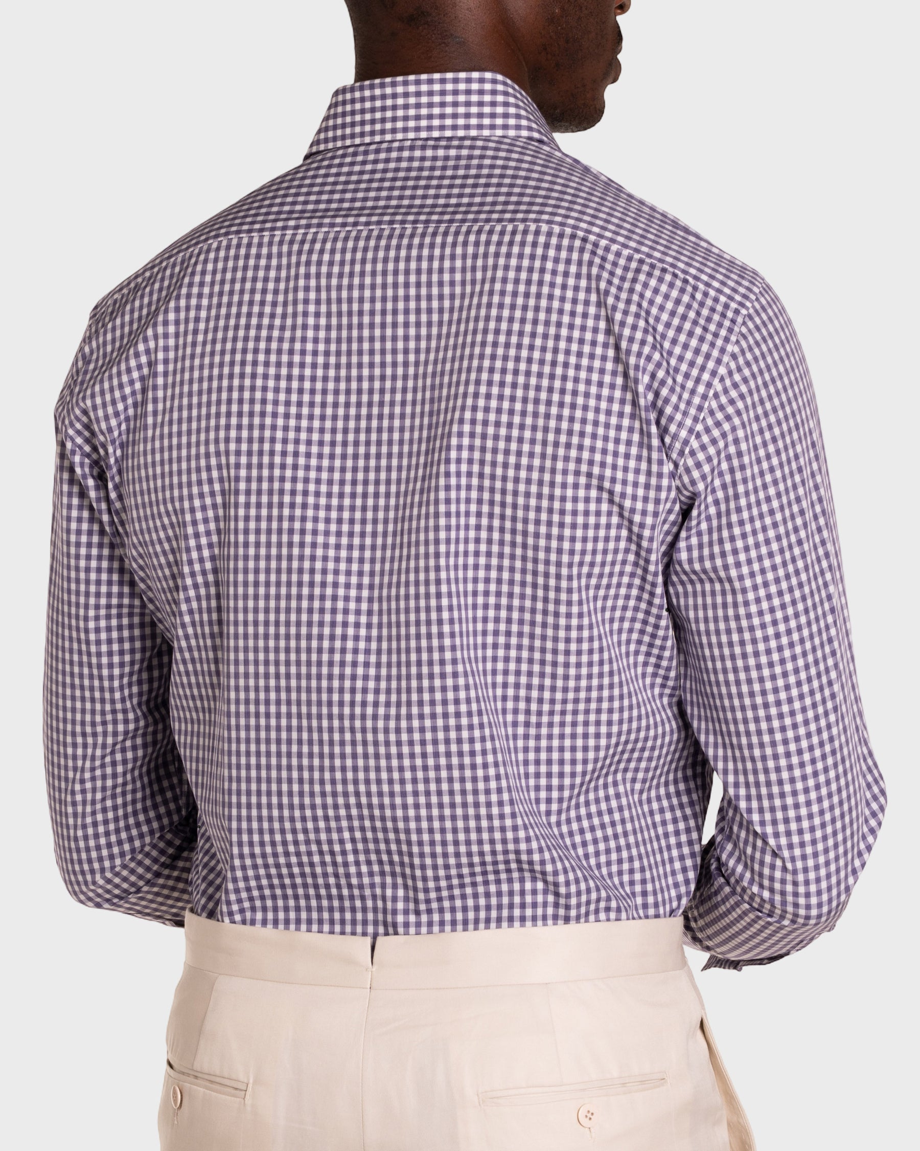 Camicia A Quadri Signature Popeline