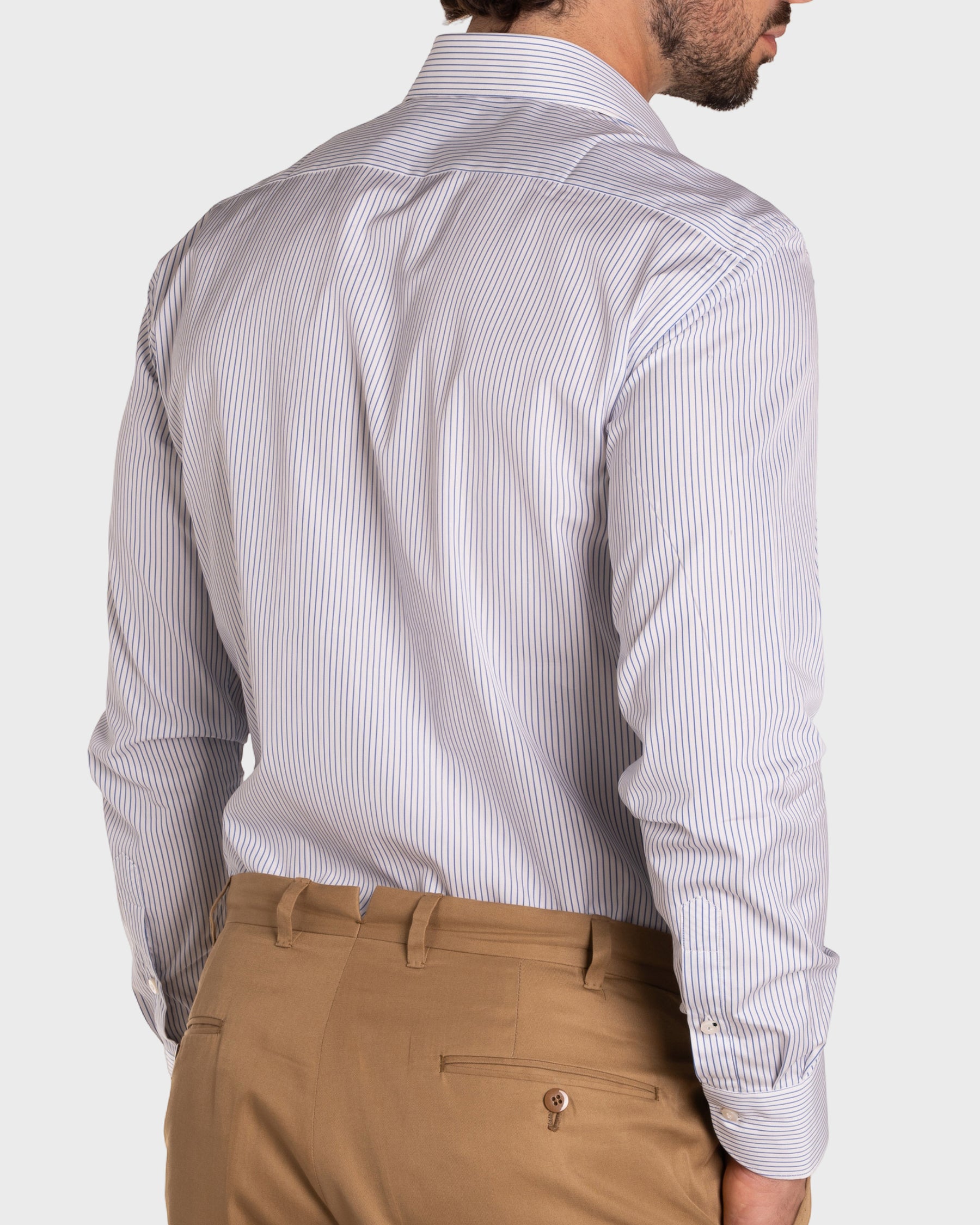 Camicia A Righe Popeline