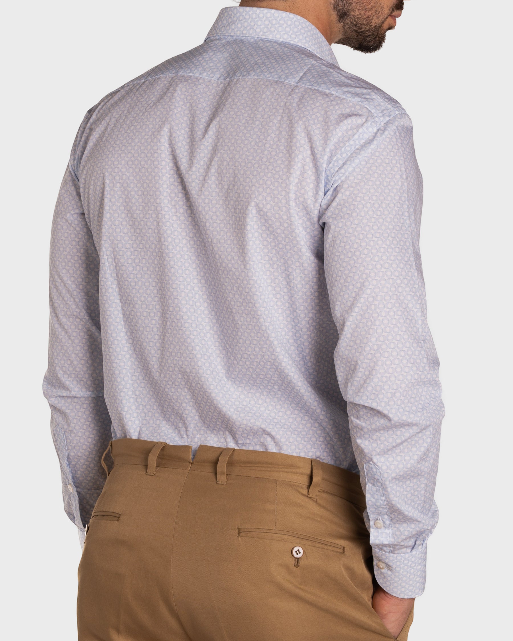 Camicia Stampa Optical Popeline